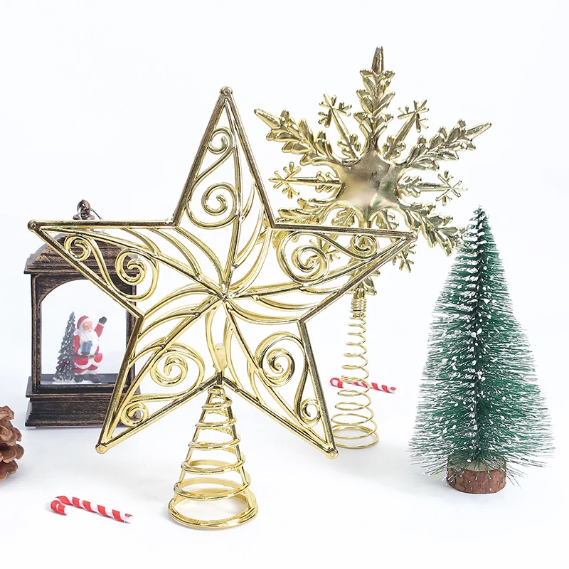 Gold Glitter Metal Tree Topper – обзор и цена Star Tree Topper