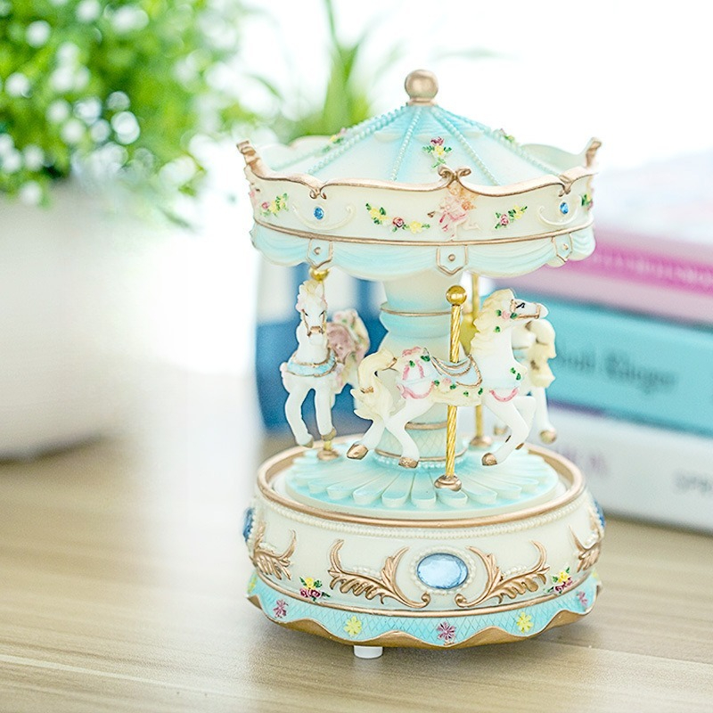 Handmade Resin Carousel Music  – обзор и цена Snow Globe Musical