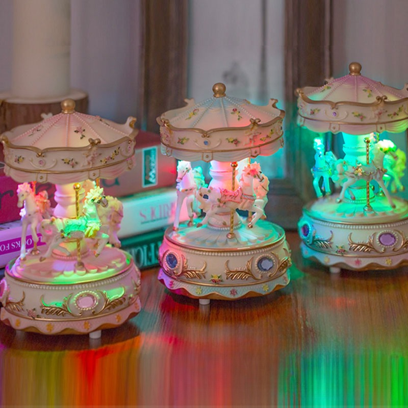 Handmade Resin Carousel Music  – обзор и цена Snow Globe Musical