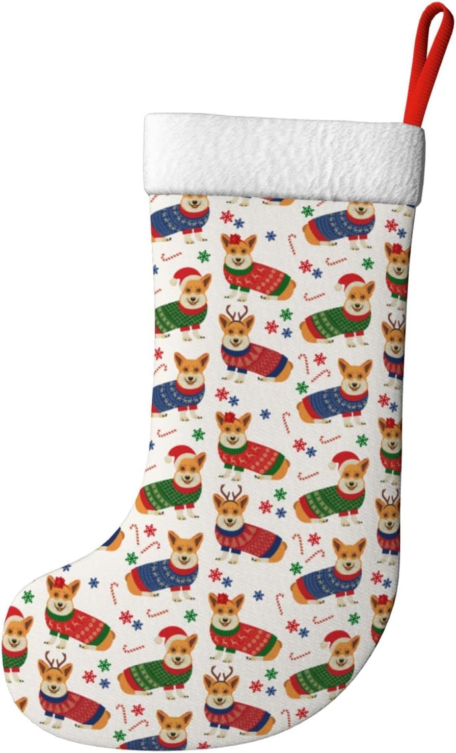 Christmas Corgi Dog Christmas  – обзор и цена Christmas Stocking Hanging
