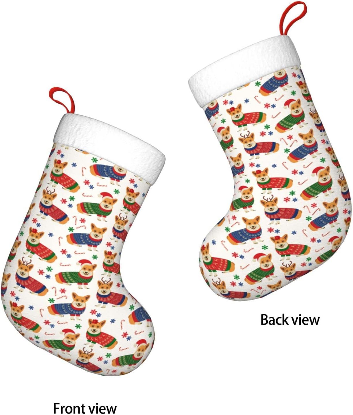 Christmas Corgi Dog Christmas  – обзор и цена Christmas Stocking Hanging