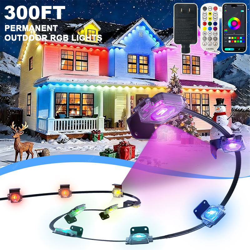 Permanent Outdoor Eave Lights  – обзор и цена Led Fairy String Lights