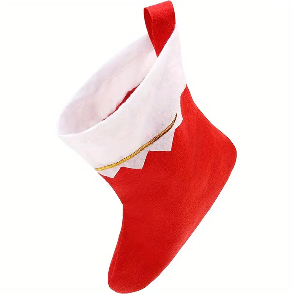 12pcs Red Felt Christmas Stock – обзор и цена Christmas Stocking Hanging