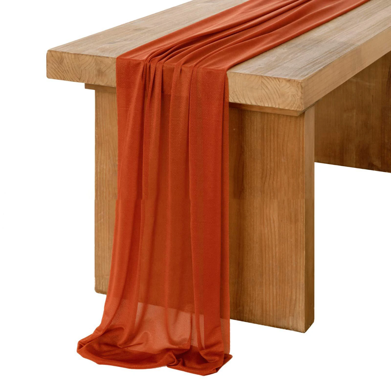 Chiffon White Table Runner Tab – обзор и цена Christmas Table Runner