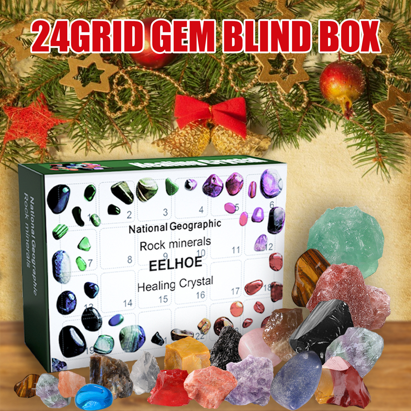 24 Day Stone Advent Calendar R – обзор и цена Advent Calendar Gift