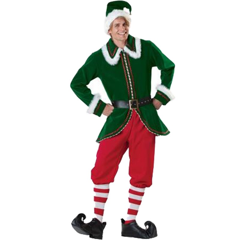 Santa Claus Costume Women Men  – обзор и цена Elf Costume Christmas