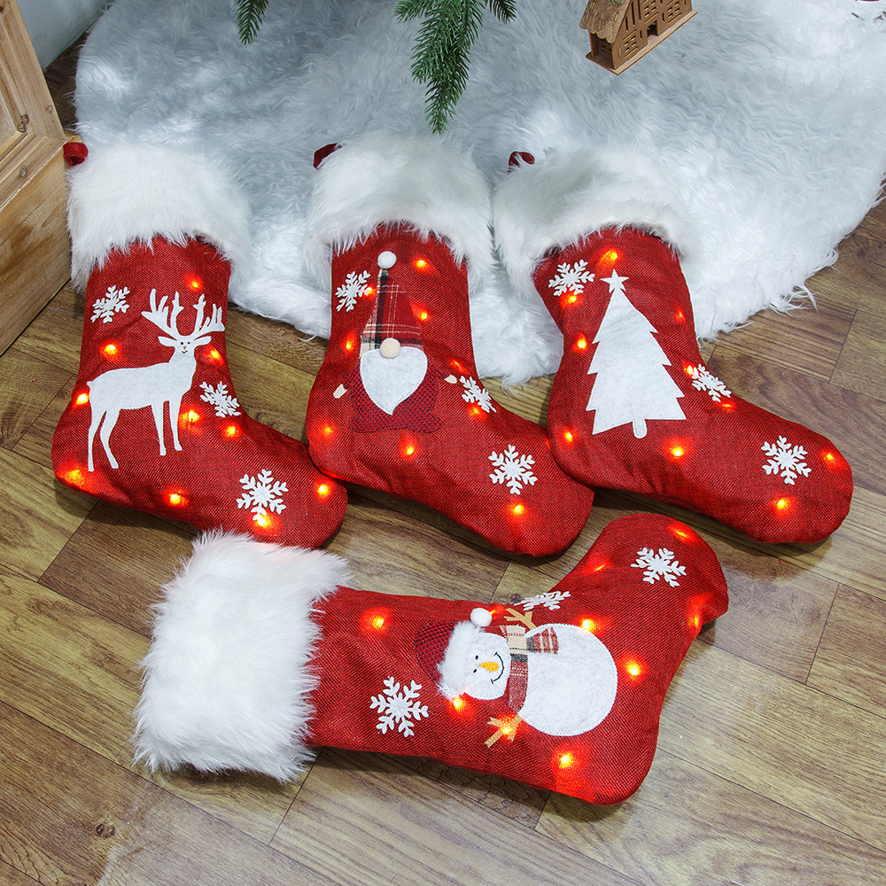Christmas Socks With Led Light – обзор и цена Christmas Stocking Hanging