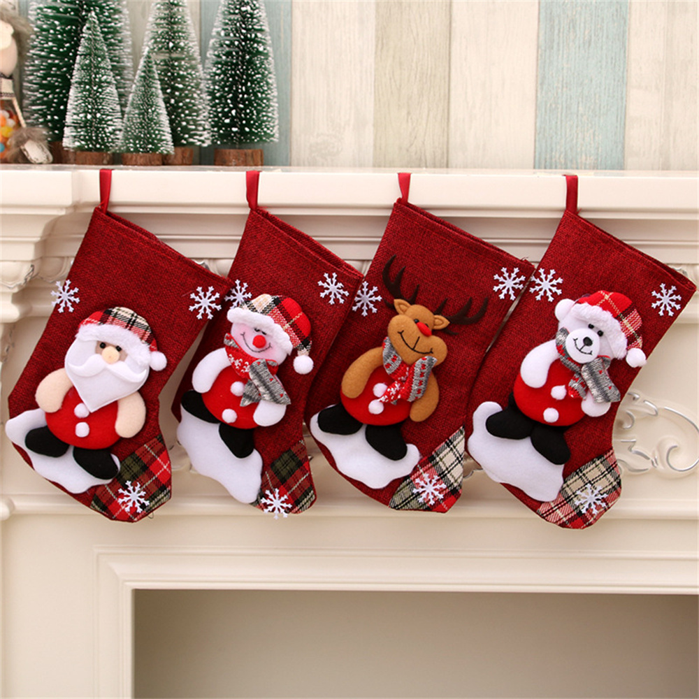 Linen Christmas Stockings Gift – обзор и цена Christmas Stocking Hanging