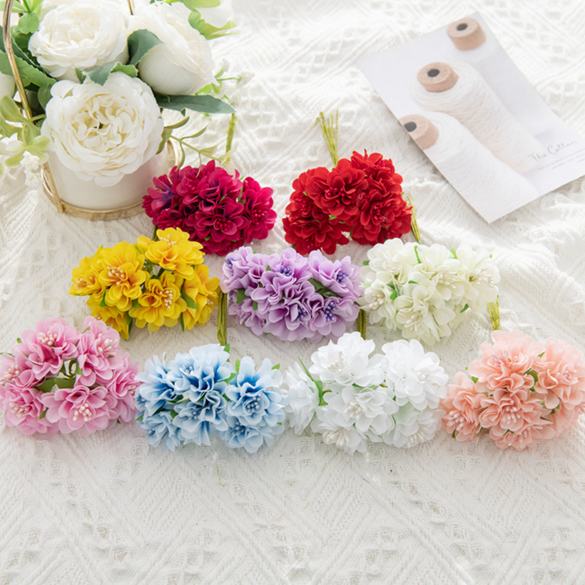 18Pcs Artificial Flowers Stame – обзор и цена Christmas Wreath Fake