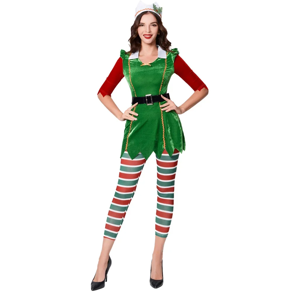 Lady Santa Claus' Elf Costume  – обзор и цена Elf Costume Christmas