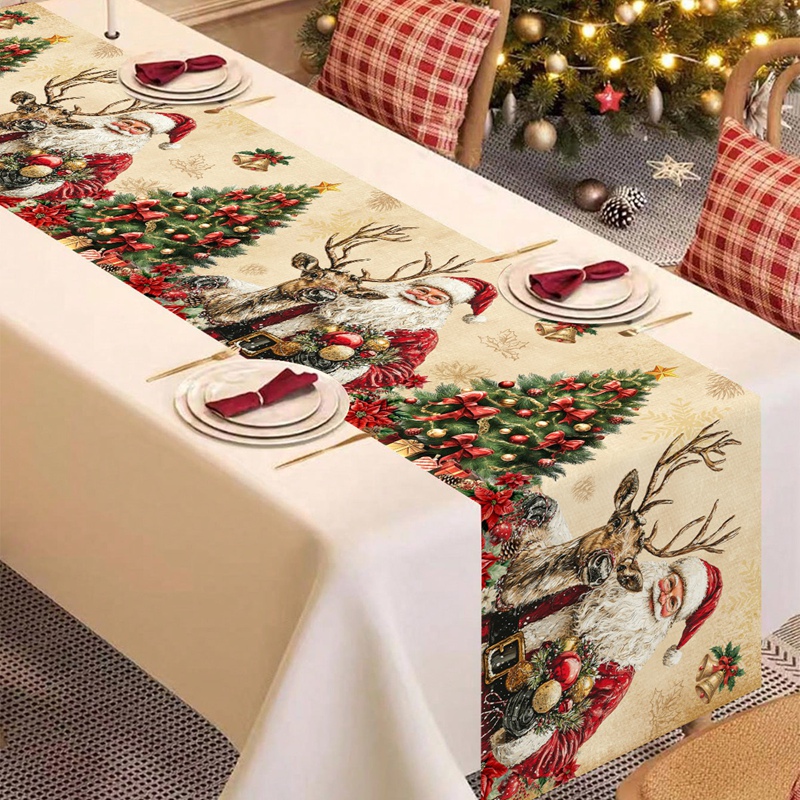 Vintage Christmas Table Runner – обзор и цена Christmas Table Runner