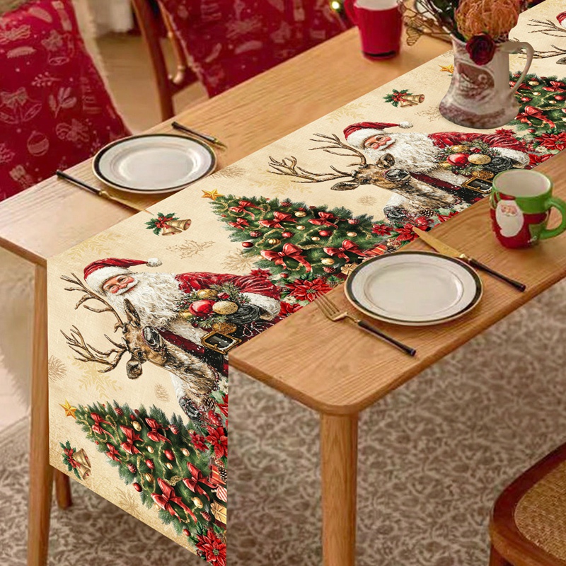 Vintage Christmas Table Runner – обзор и цена Christmas Table Runner