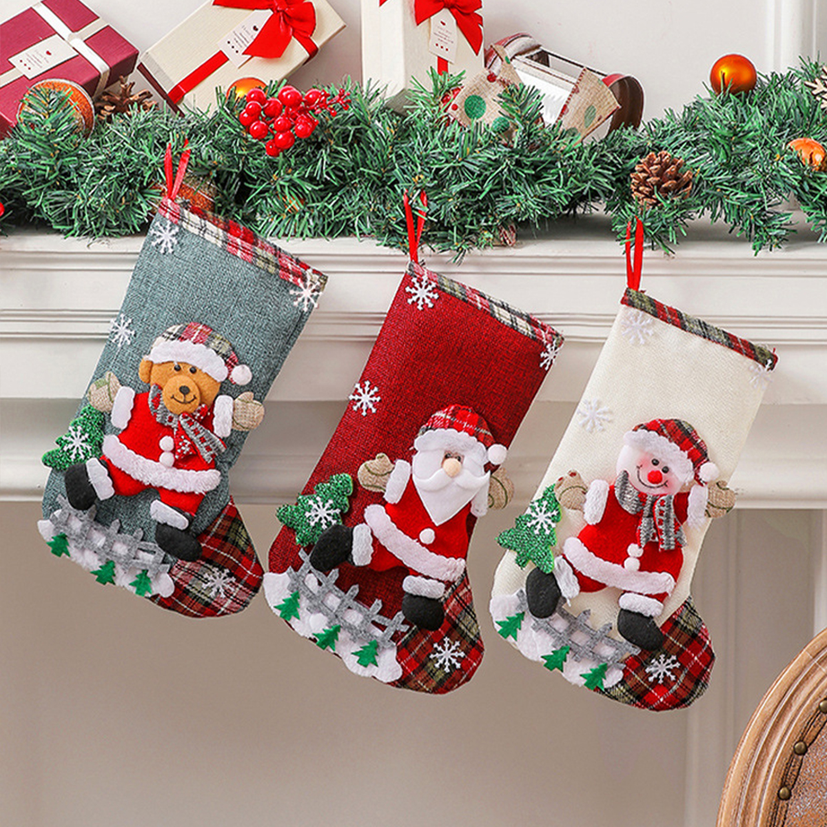Christmas Stockings Cute Large – обзор и цена Christmas Stocking Hanging