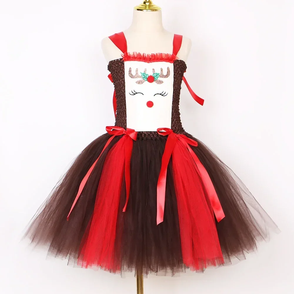 Christmas Party Tutu Dress Rud – обзор и цена Reindeer Antlers Headband