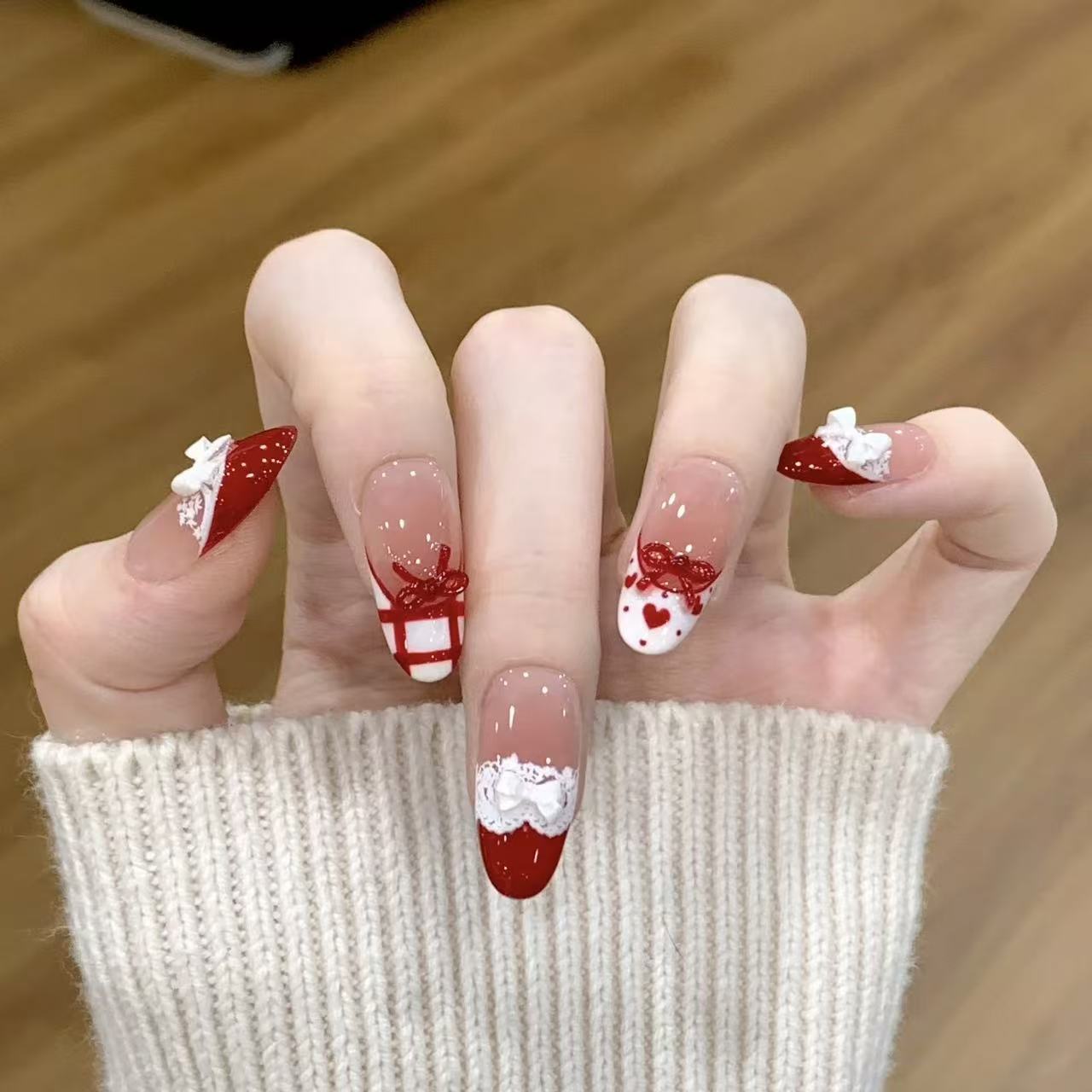 10pcs Handmade Press on Nails  – обзор и цена Christmas Throw Blanket
