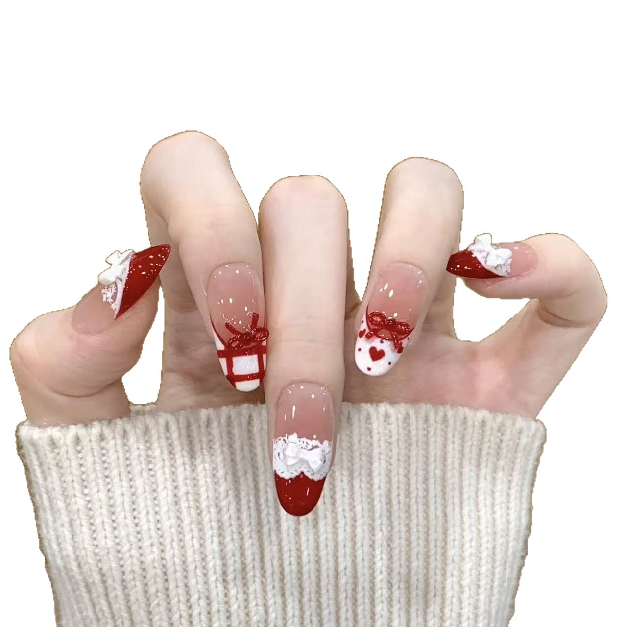 10pcs Handmade Press on Nails  – обзор и цена Christmas Throw Blanket