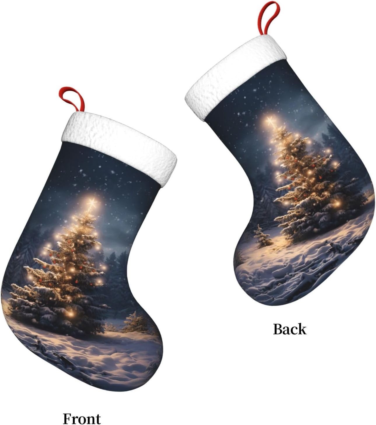 Christmas Tree Snow gift Stock – обзор и цена Christmas Stocking Hanging