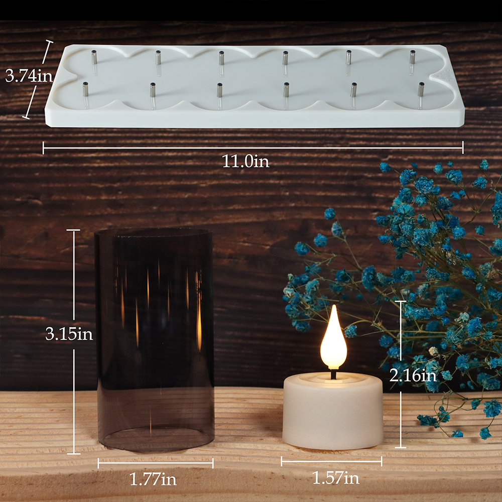 LED Candle Light Rechargeable  – обзор и цена Holiday Candle Set