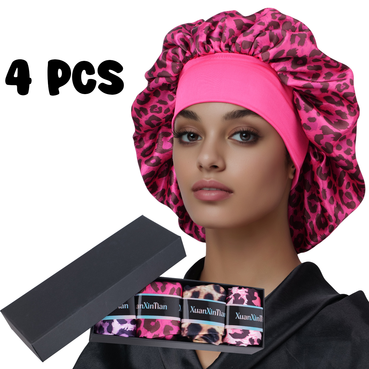 4PCS Mystery Hair Bonnet Gift  – обзор и цена Gift Box Wrap Set