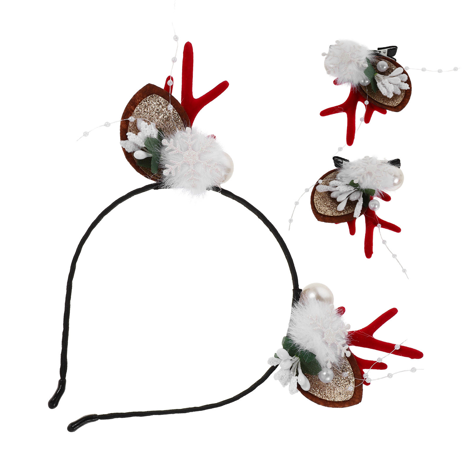 4Pcs Festive Reindeer Antlers  – обзор и цена Reindeer Antlers Headband