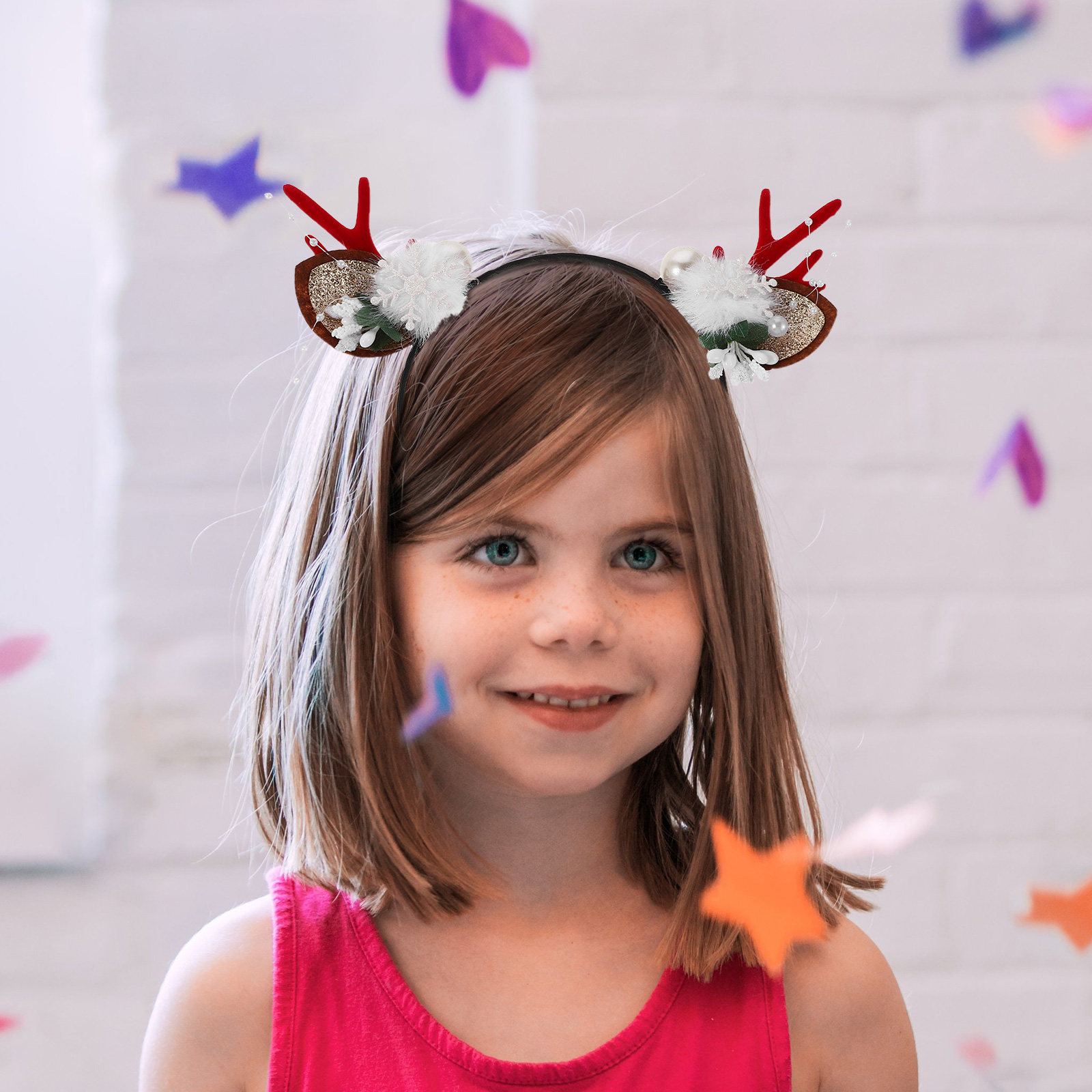 4Pcs Festive Reindeer Antlers  – обзор и цена Reindeer Antlers Headband