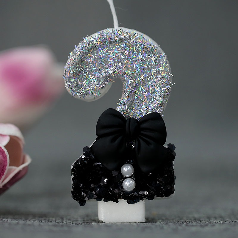 Midnight Bow & Pearl 0-9 Numbe – обзор и цена Holiday Candle Set