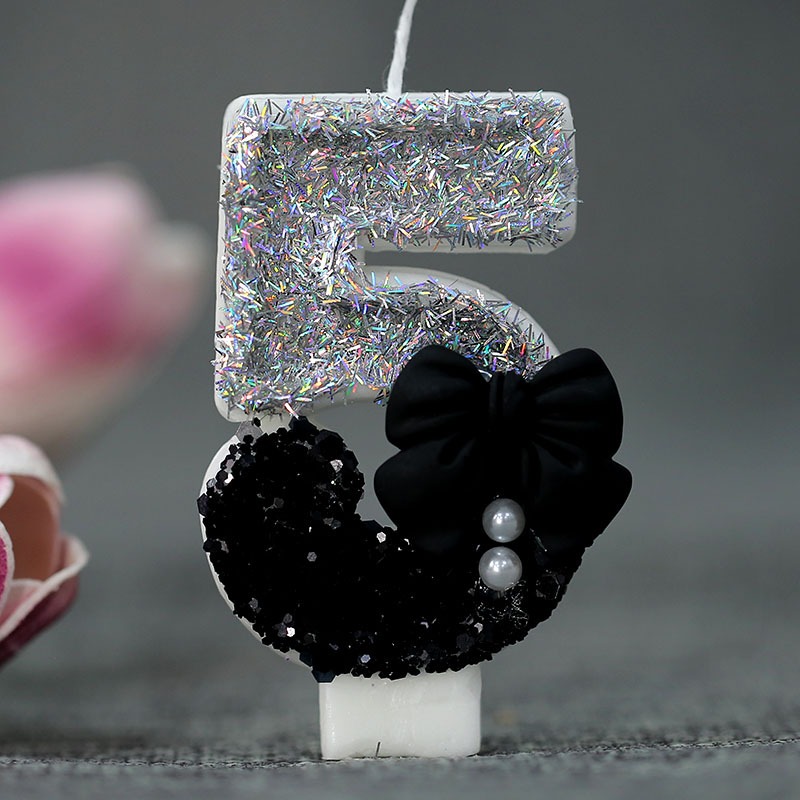 Midnight Bow & Pearl 0-9 Numbe – обзор и цена Holiday Candle Set