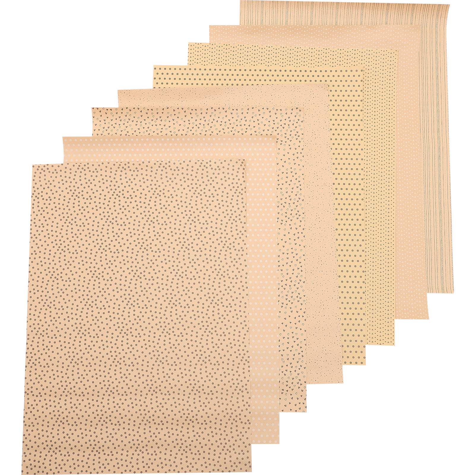 8Pcs Brown Kraft Gift Wrap Pap – обзор и цена Gift Box Wrap Set