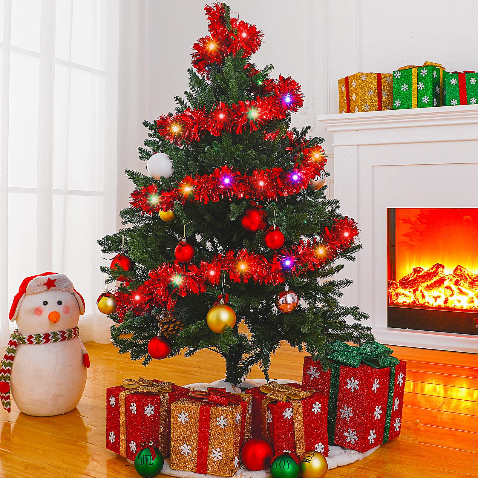 1/3pcs 5M Christmas Tinsel Gar – обзор и цена Tinsel Garland Decoration