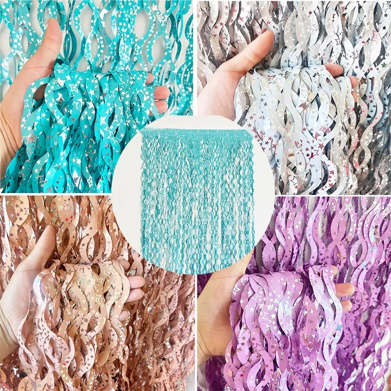1X2M Star Colorful Rain Tinsel – обзор и цена Tinsel Garland Decoration