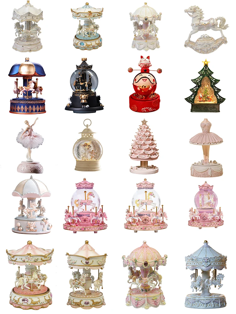 Carousel Music Box Snow Ball M – обзор и цена Snow Globe Musical