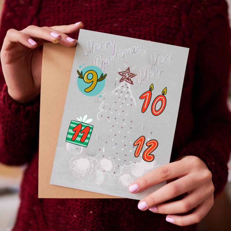 Merry Christmas Stickers Adven – обзор и цена Advent Calendar Gift