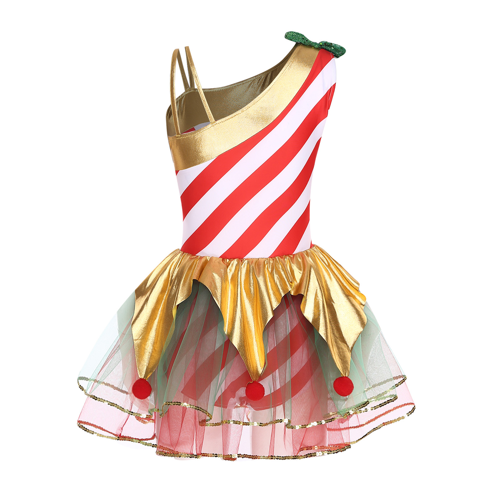 Women Christmas Candy Cane Dre – обзор и цена Elf Costume Christmas