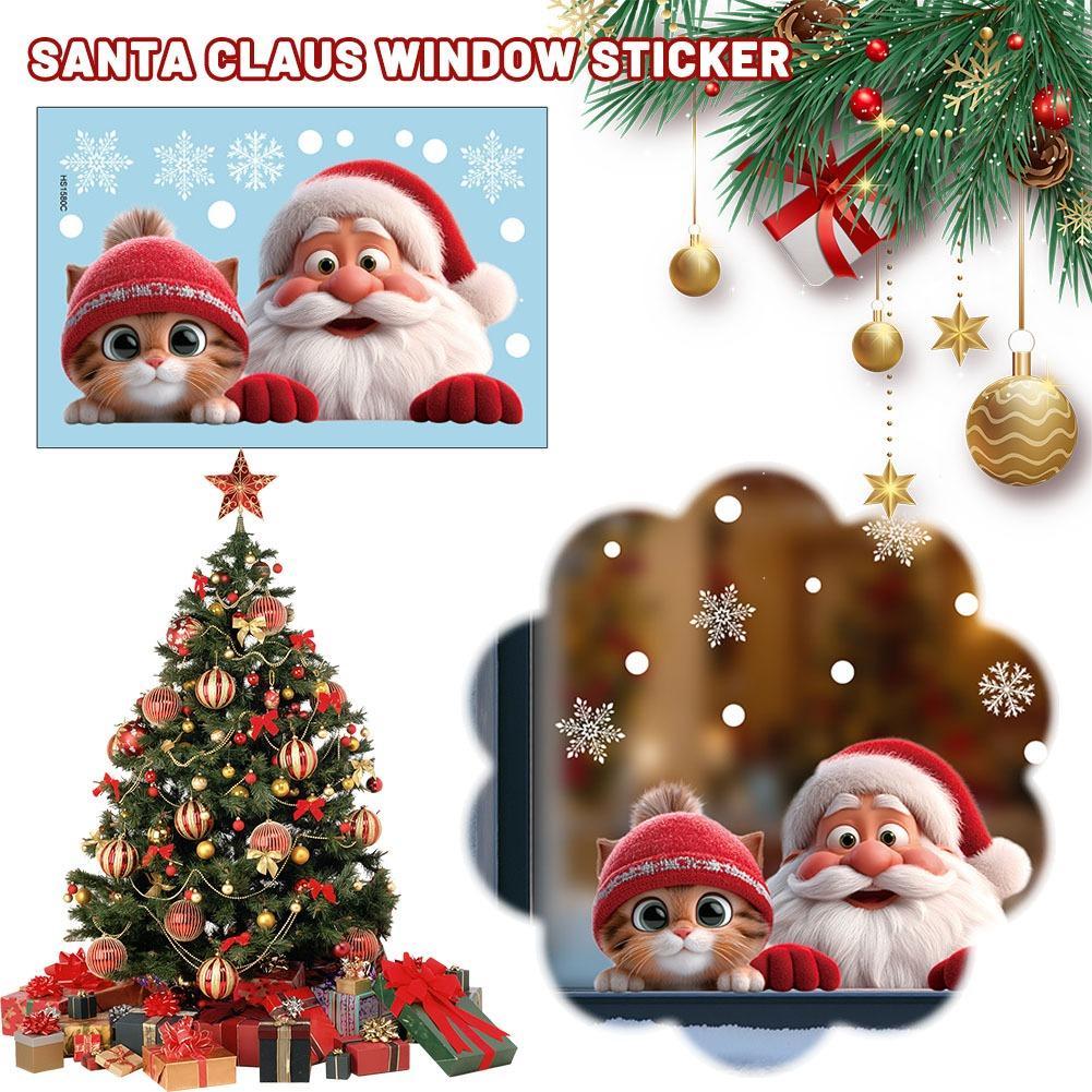 2pcs Christmas Window Clings S – обзор и цена Snowflake Window Decal