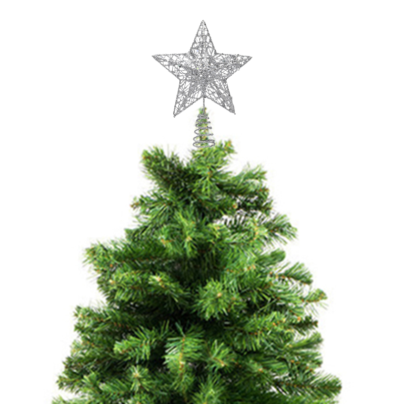 1pc Gold/Silver/Red/Blue Glitt – обзор и цена Star Tree Topper