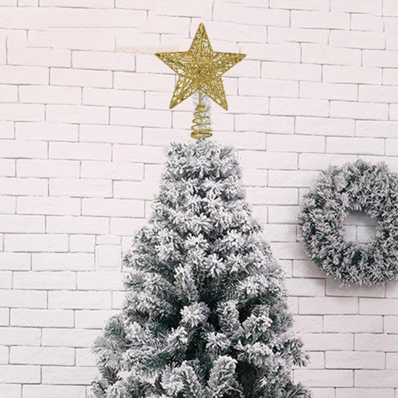 1pc Gold/Silver/Red/Blue Glitt – обзор и цена Star Tree Topper