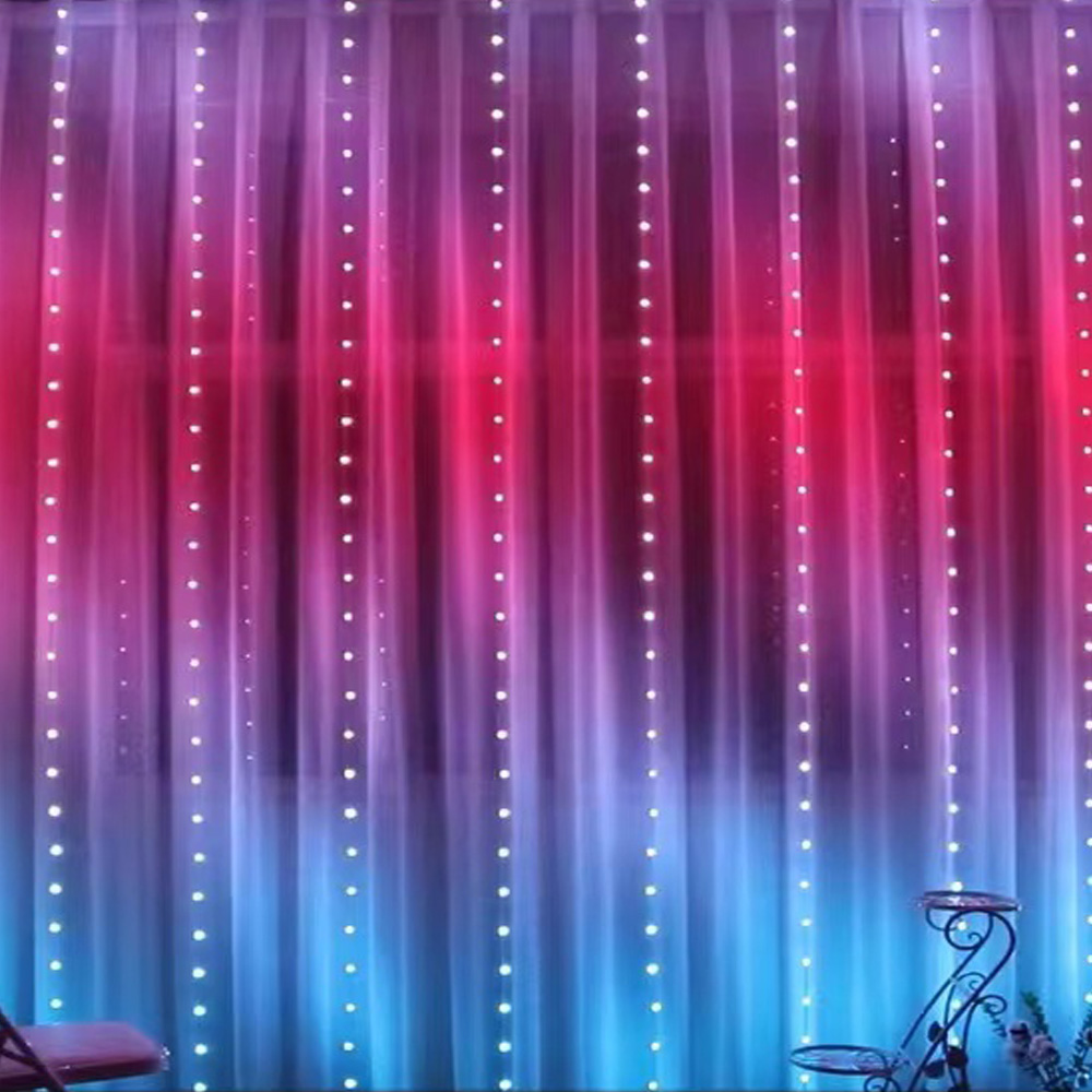 3M RGB Smart LED Curtain Light – обзор и цена Christmas Lights Outdoor