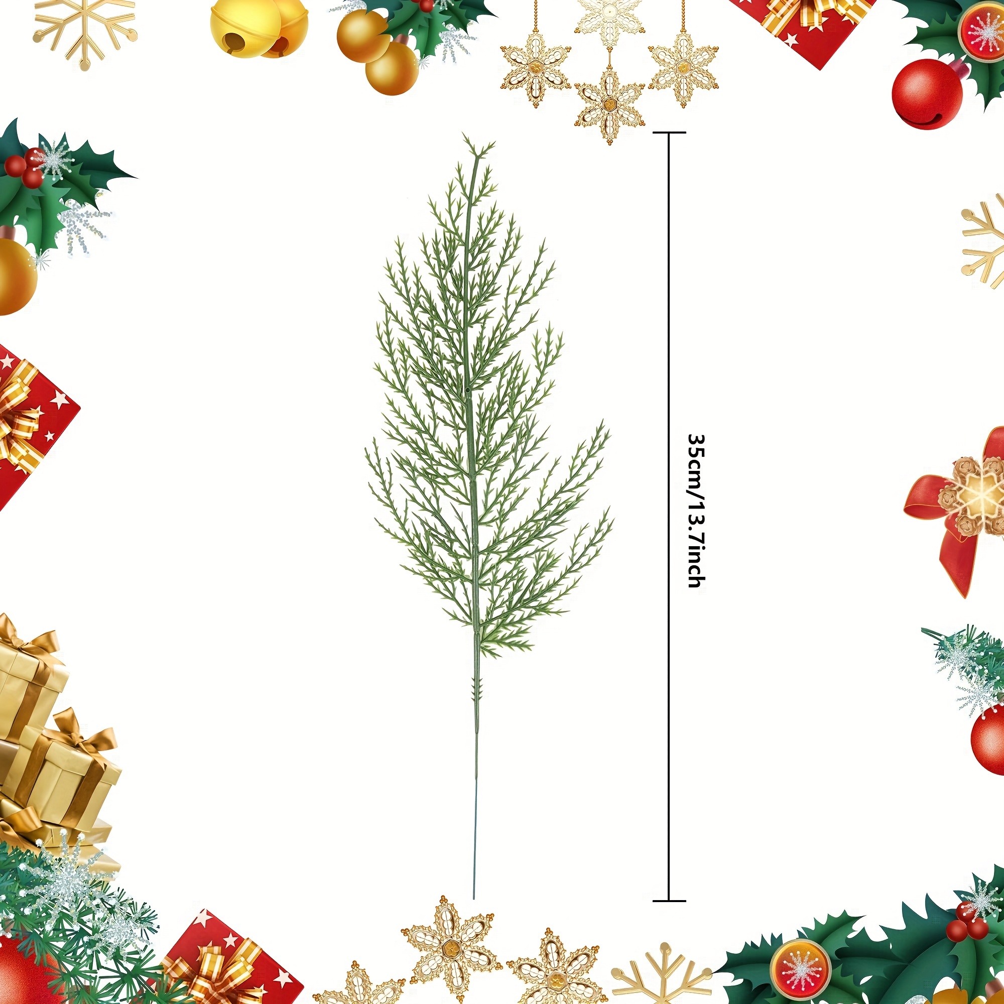 20Pcs Artificial Pine Sprigs F – обзор и цена Christmas Tree Artificial