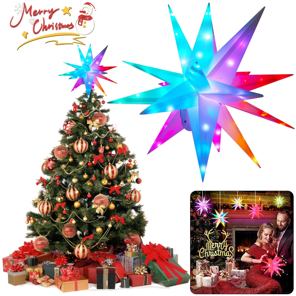 25/40/50/60CM Christmas Star L – обзор и цена Star Tree Topper