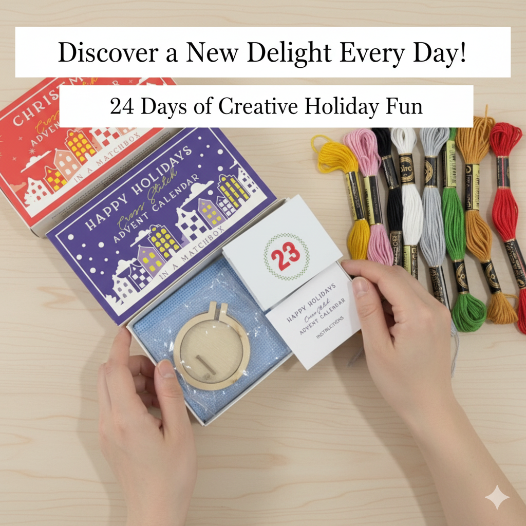 24 Days Countdown Cross Stitch – обзор и цена Advent Calendar Gift