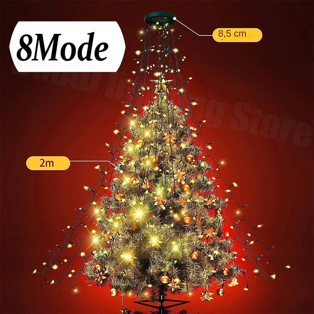 Christmas Tree Waterfall Light – обзор и цена Led Fairy String Lights