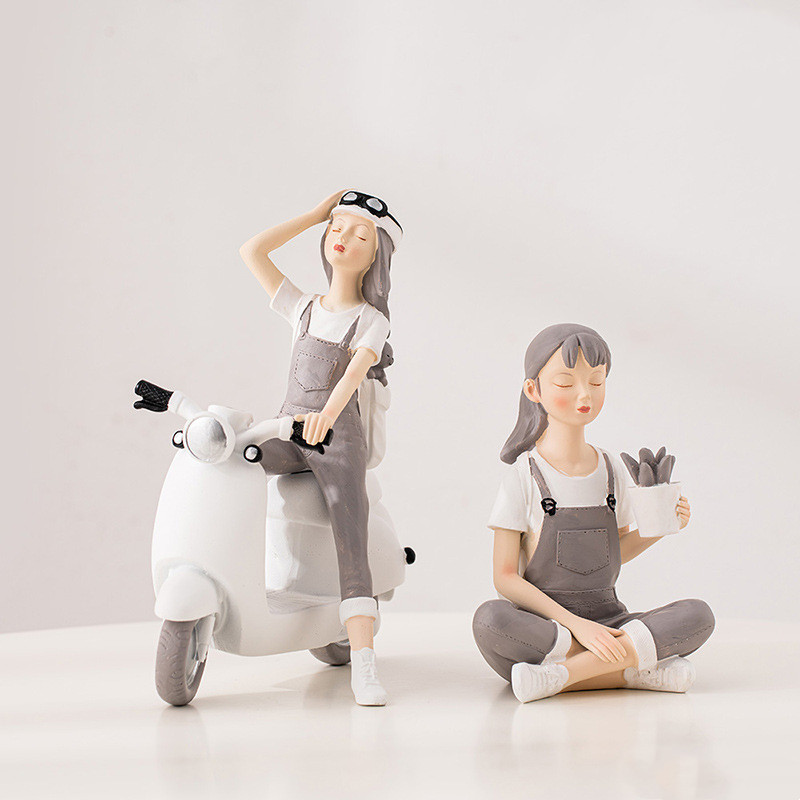 Creative Nordic Cute Girl Resi – обзор и цена Nutcracker Figurine