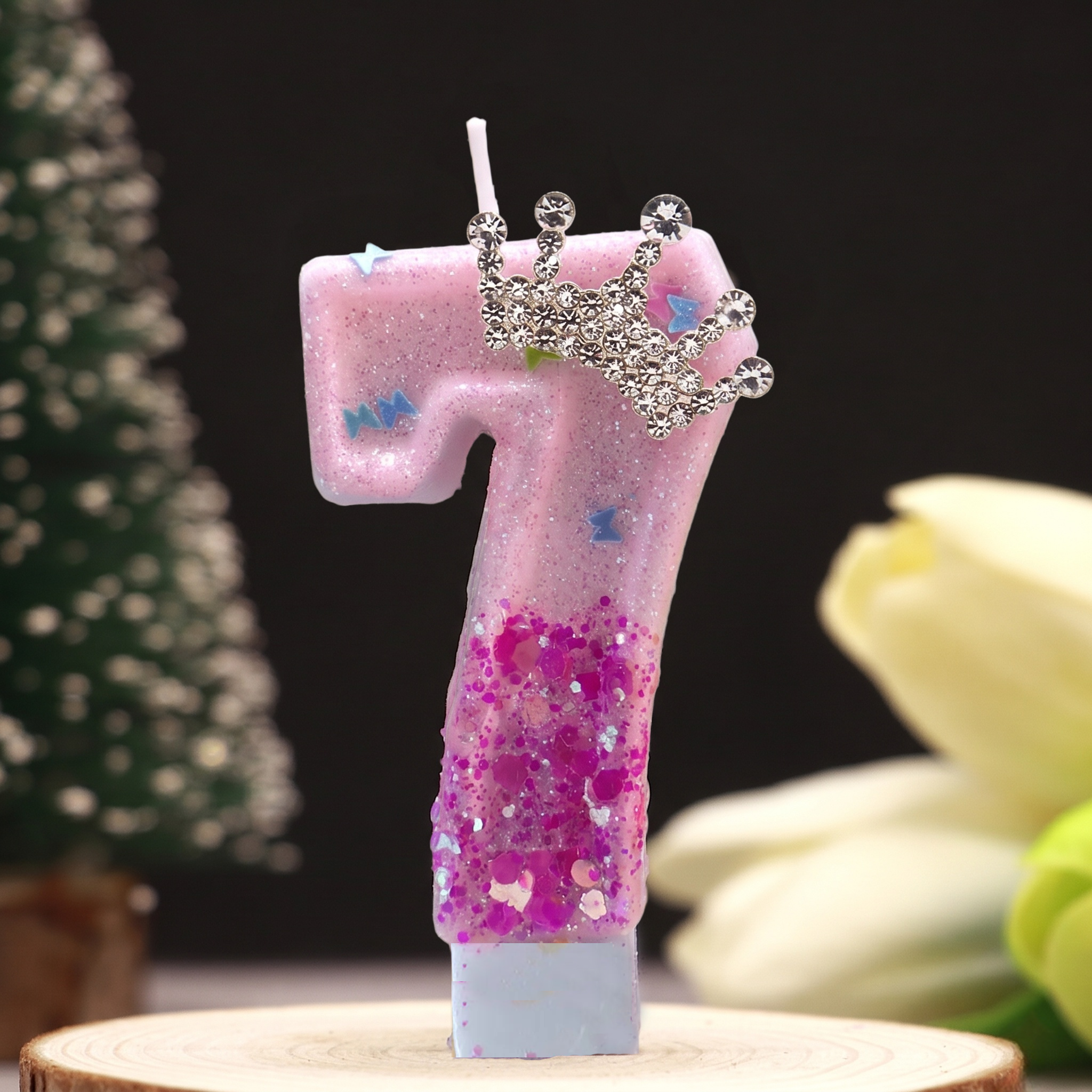 Pink Rose Red Sequins Dual Col – обзор и цена Holiday Candle Set