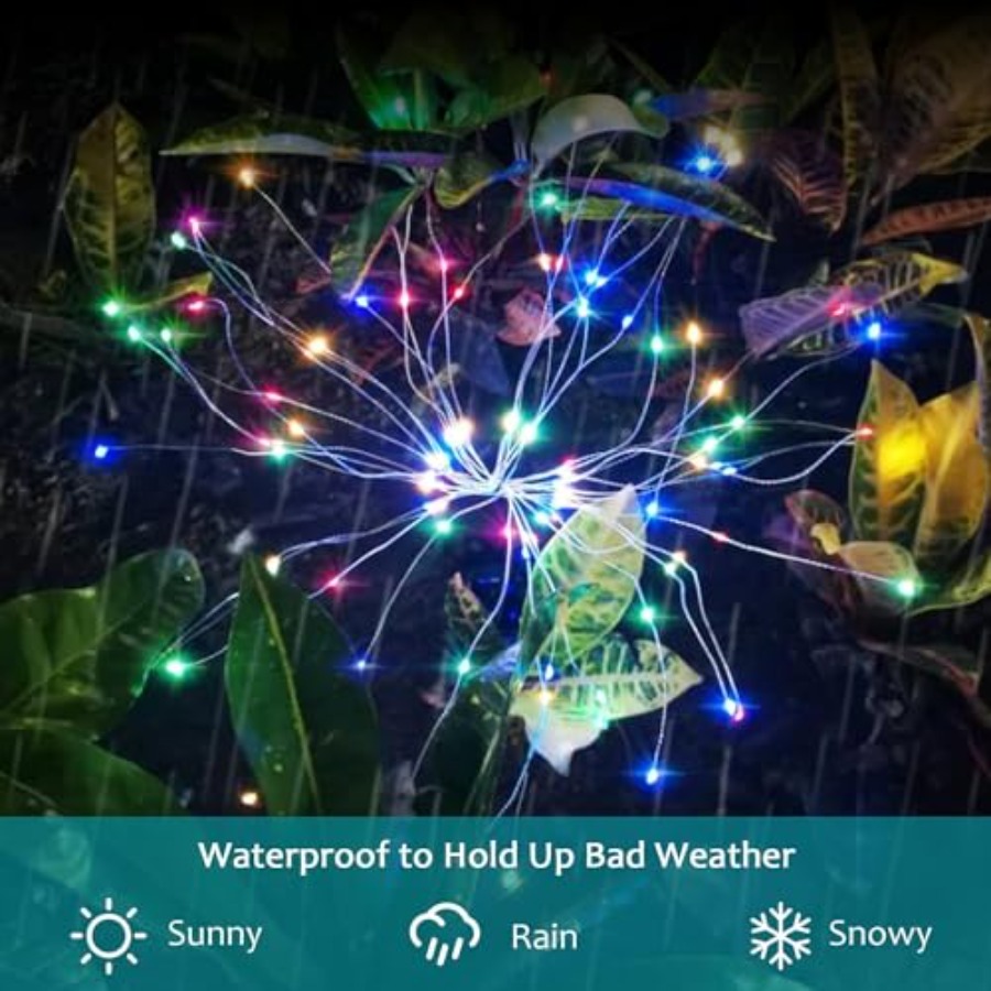 Solar Firework Lights, Lightin – обзор и цена Christmas Lights Outdoor