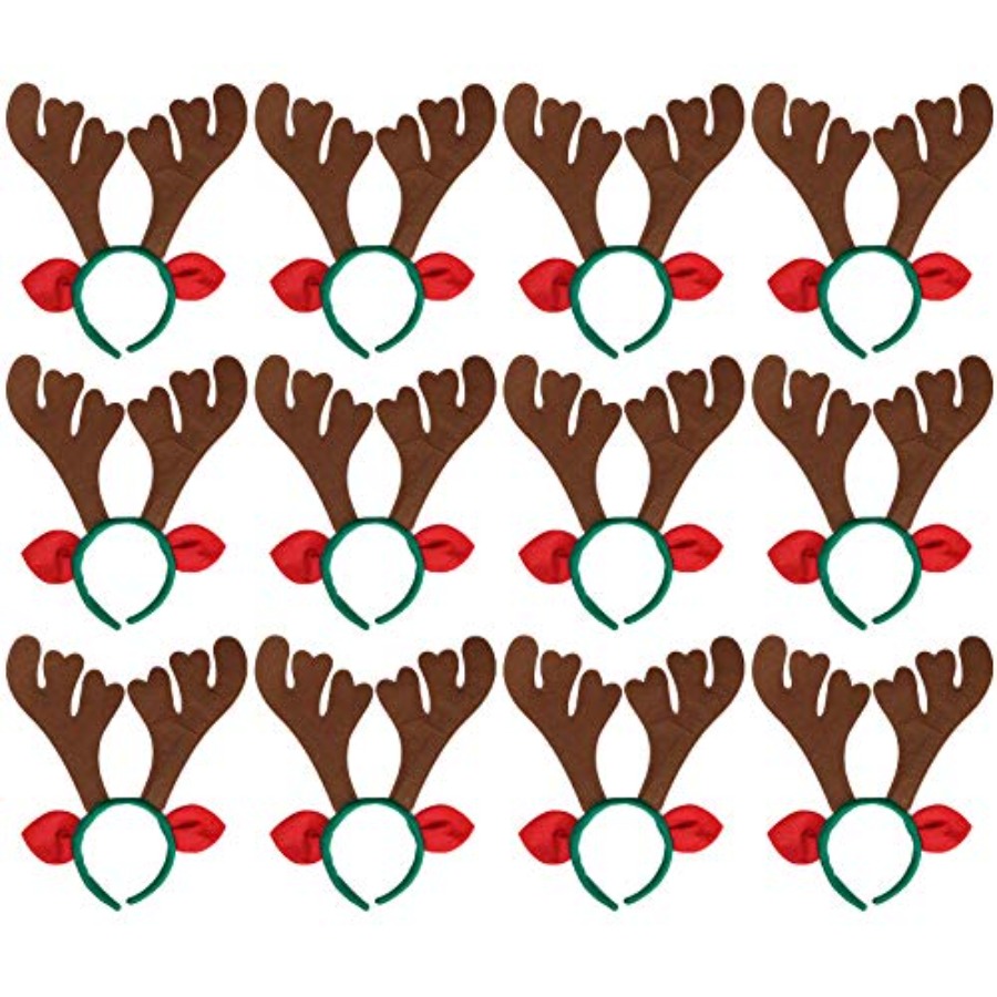 Max Fun 12Pcs Christmas Reinde – обзор и цена Reindeer Antlers Headband