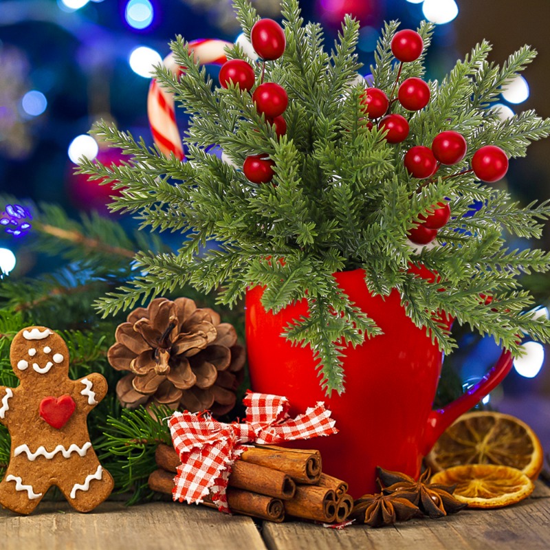 Christmas Artificial Pine Need – обзор и цена Christmas Wreath Fake