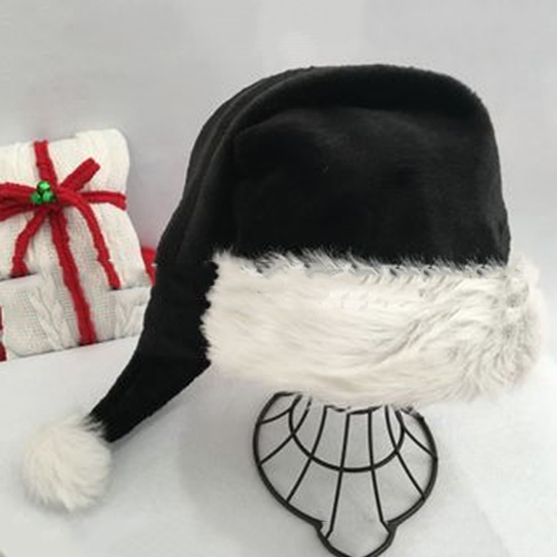 Christmas Santa Hat Black Long – обзор и цена Santa Hat Plush