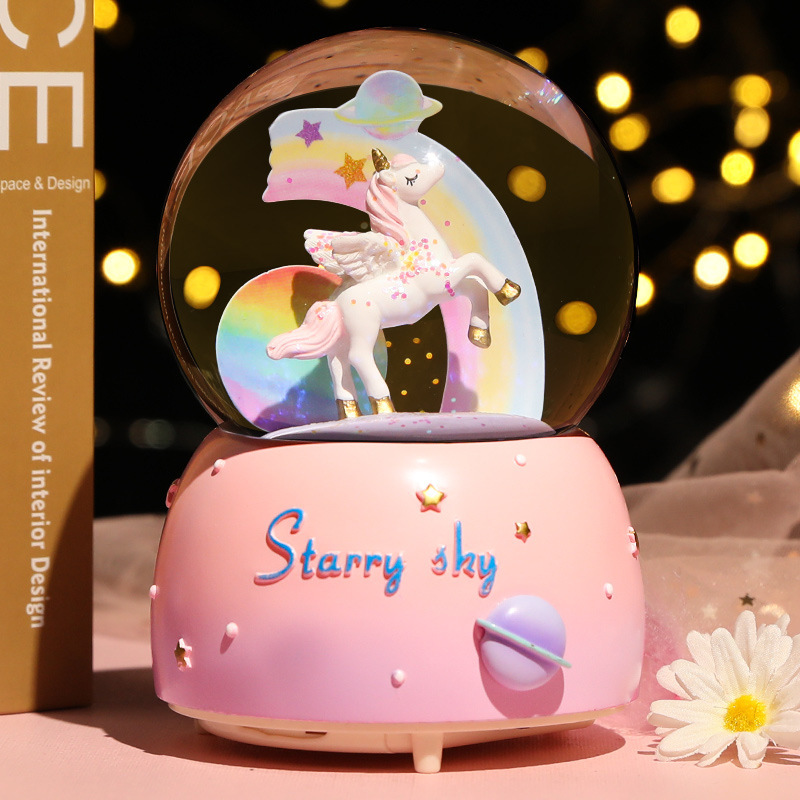 New Crystal Ball Music Box Gir – обзор и цена Snow Globe Musical